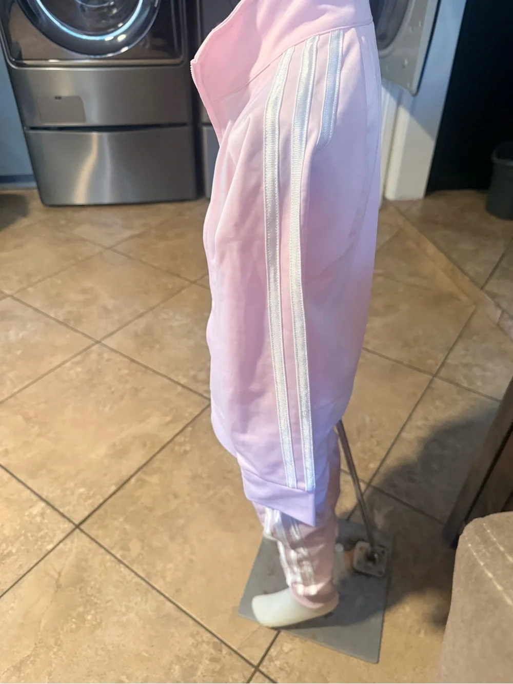 Adidas Light Pink Kids Track Jacket and Joggers Set